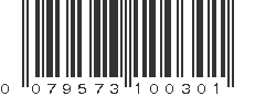 UPC 079573100301