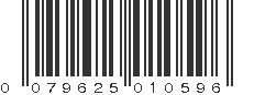 UPC 079625010596