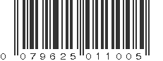 UPC 079625011005