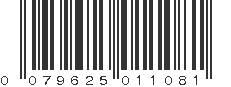 UPC 079625011081