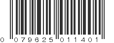 UPC 079625011401