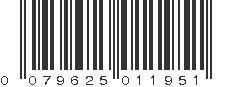 UPC 079625011951