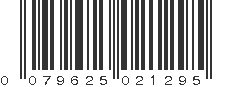 UPC 079625021295