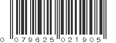 UPC 079625021905