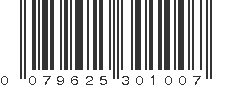 UPC 079625301007