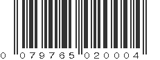 UPC 079765020004