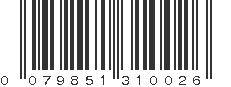 UPC 079851310026