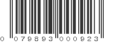 UPC 079893000923