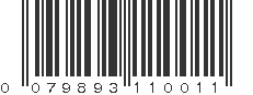 UPC 079893110011