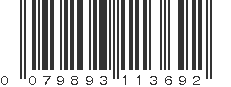 UPC 079893113692