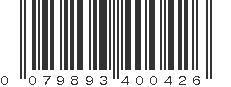 UPC 079893400426