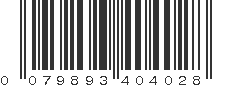 UPC 079893404028