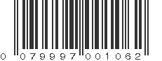 UPC 079997001062