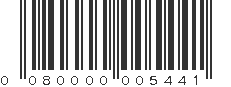 UPC 080000005441