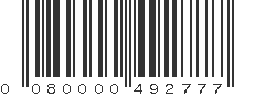 UPC 080000492777