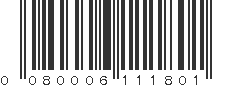 UPC 080006111801