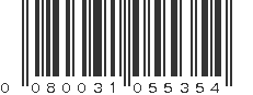 UPC 080031055354