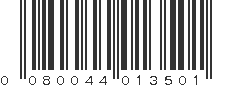 UPC 080044013501