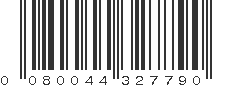 UPC 080044327790