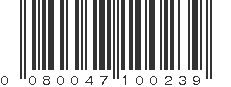 UPC 080047100239