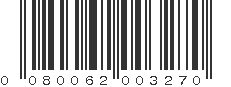 UPC 080062003270