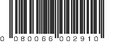 UPC 080066002910