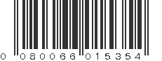 UPC 080066015354