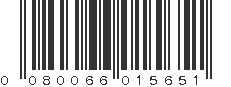 UPC 080066015651