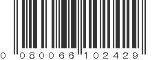 UPC 080066102429
