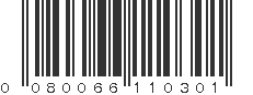 UPC 080066110301