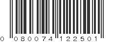 UPC 080074122501