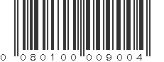 UPC 080100009004