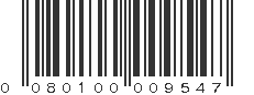 UPC 080100009547