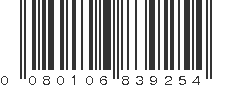 UPC 080106839254