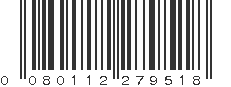 UPC 080112279518