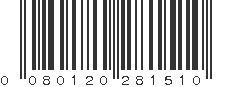 UPC 080120281510