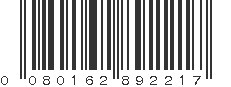 UPC 080162892217