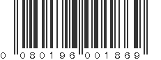 UPC 080196001869