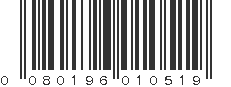 UPC 080196010519