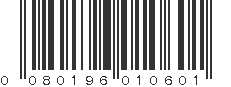 UPC 080196010601