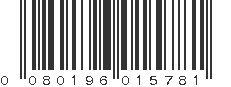UPC 080196015781