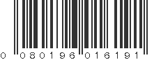UPC 080196016191