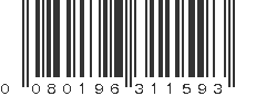 UPC 080196311593