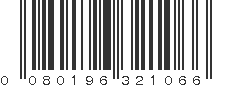 UPC 080196321066