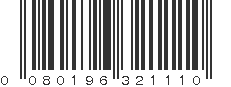 UPC 080196321110