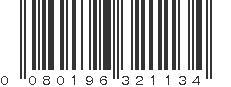 UPC 080196321134