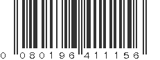 UPC 080196411156