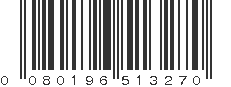 UPC 080196513270