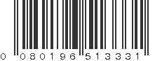 UPC 080196513331