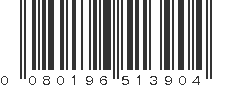 UPC 080196513904